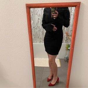 Long Sleeve Black Dress